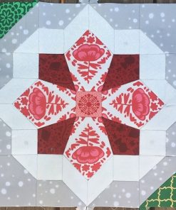 Window Pane Christmas Star EPP Pattern - PDF Download
