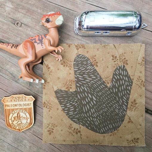 Dinosaur Footprint EPP & FPP Pattern - PDF Download