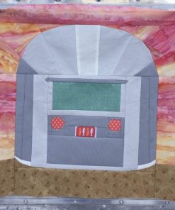 Vintage Airstream Quilt FPP Block - PDF DOWNLOAD