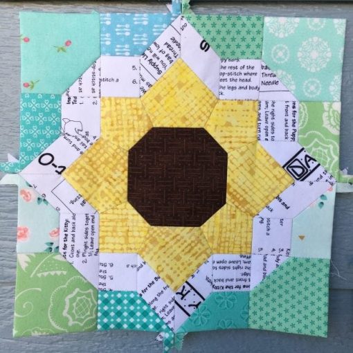 Sunflower Star EPP Pattern - PDF Download