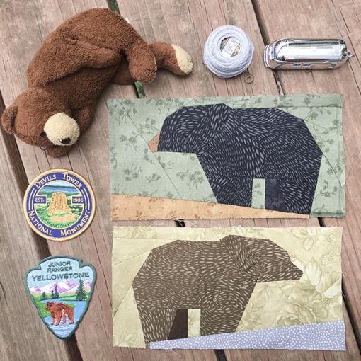Bears of the National Parks EPP & FPP Pattern - PDF Download