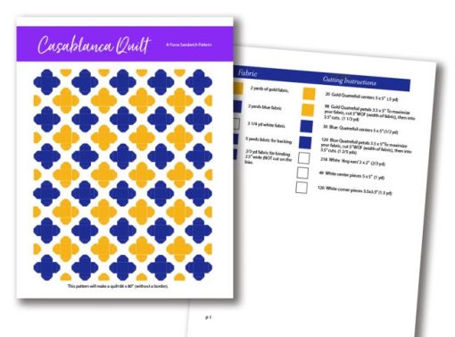 Casablanca PDF Quilt Pattern - Image 2