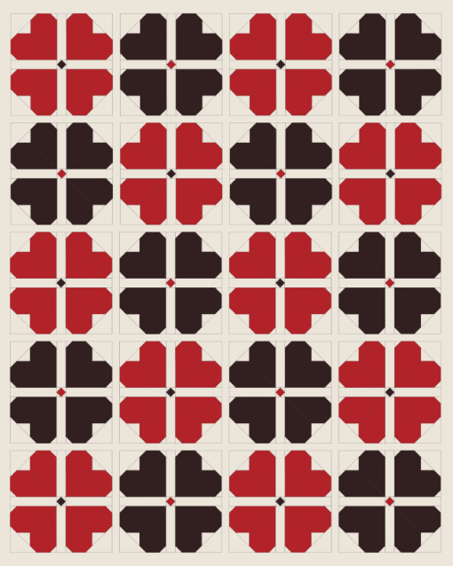 With Love, From Norway Foundation Paper Piecing PDF Pattern - Image 2