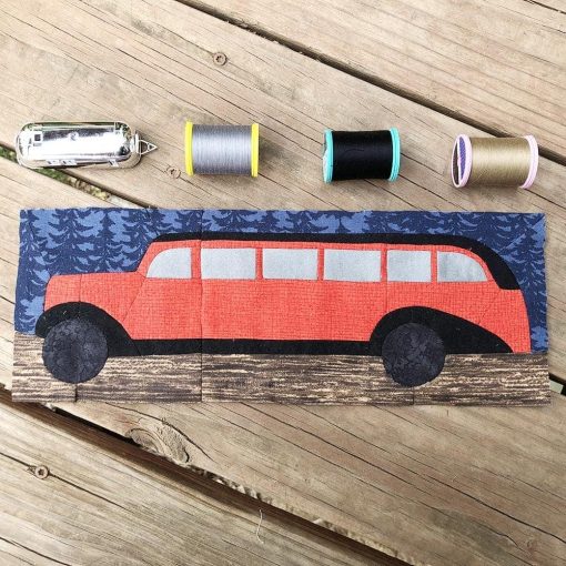 Glacier & Yellowstone Bus Pattern - EPP & FPP - PDF Download
