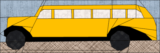 Glacier & Yellowstone Bus Pattern - EPP & FPP - PDF Download - Image 2