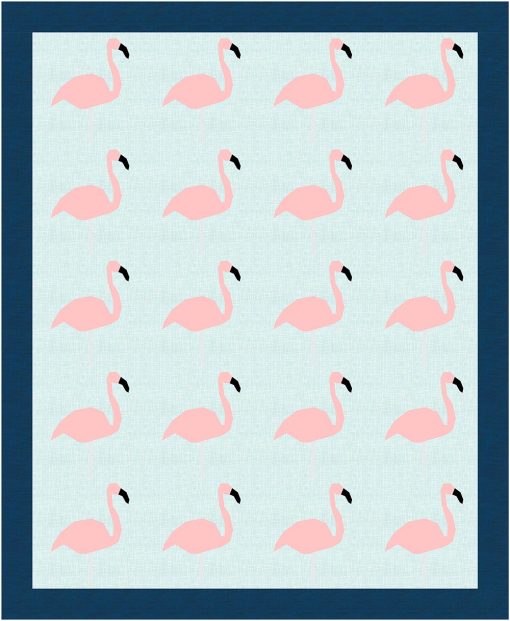 Flamingo Pattern - EPP & FPP - PDF Download - Image 2