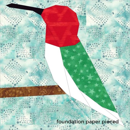 Hummingbird Pattern - EPP & FPP - PDF Download - Image 2