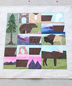 National Park Mini Quilt Pattern - EPP & FPP - PDF Download