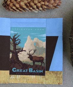 National Park Postcard Sign Pattern - EPP & FPP - PDF Download