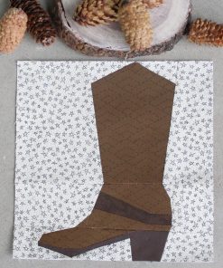 Cowboy Boot Pattern - EPP & FPP - PDF Download