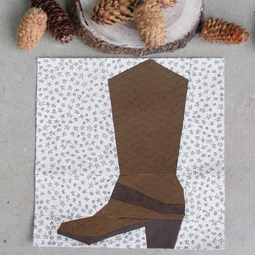 Cowboy Boot Pattern - EPP & FPP - PDF Download