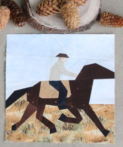 Pony Express Rider Pattern - EPP & FPP - PDF Download