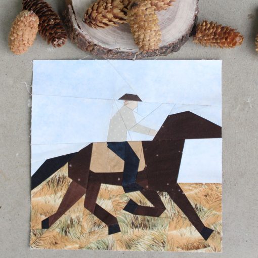 Pony Express Rider Pattern - EPP & FPP - PDF Download