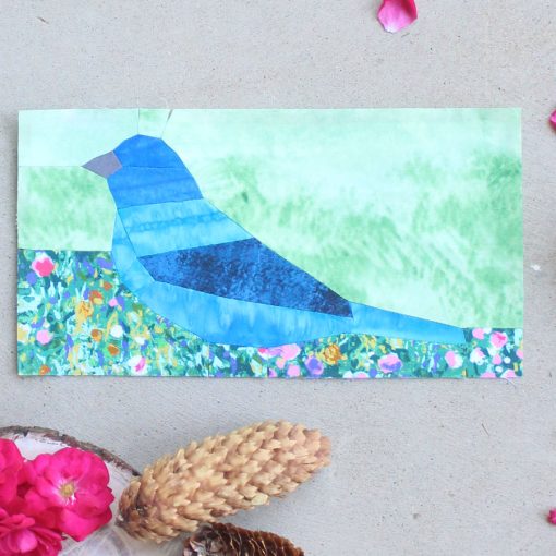 Indigo Bunting Pattern - EPP & FPP - PDF Download